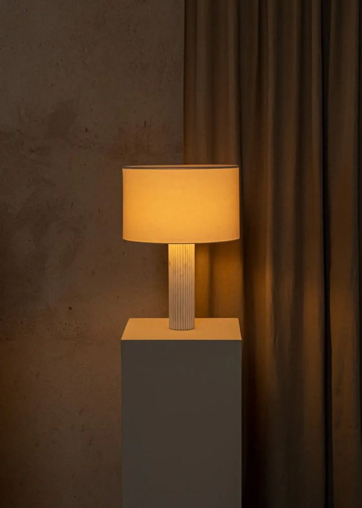 Table lamps - Fluta (White Marble) - SIMONE & MARCEL