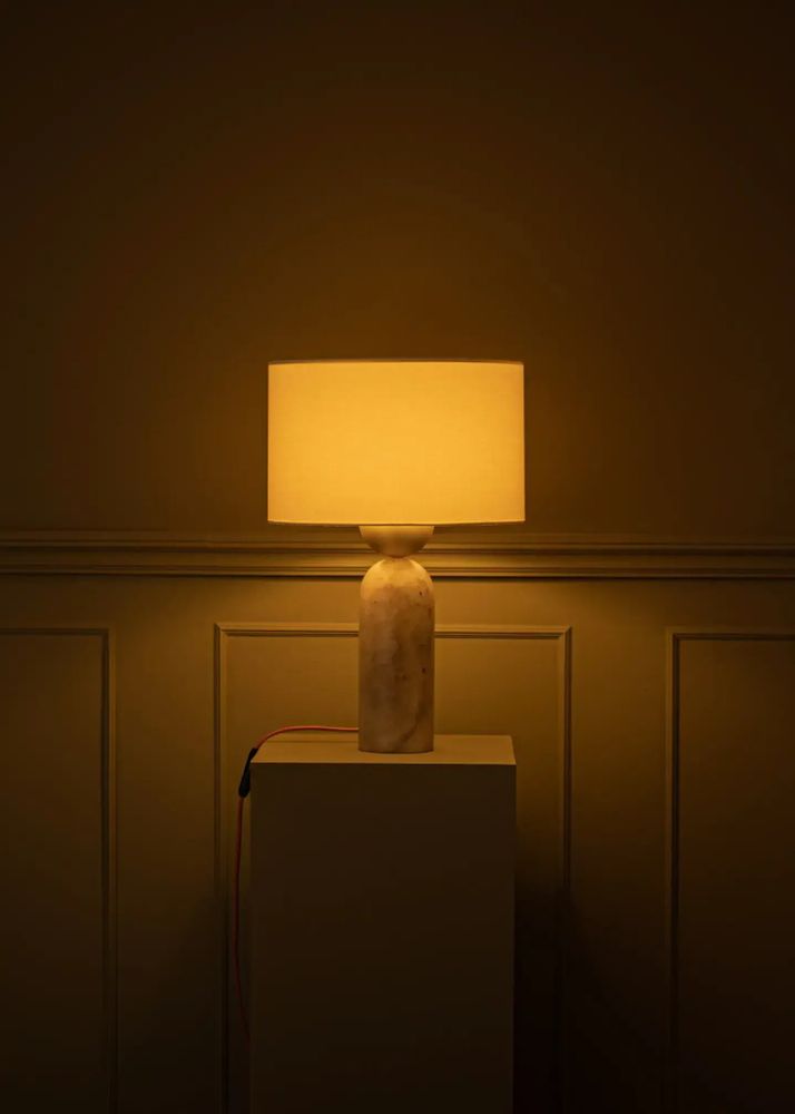 Lampes à poser - Peona (Albâtre Tabac) - SIMONE & MARCEL