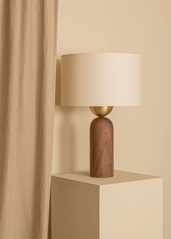 Lampes à poser - Peona (Bois de Noyer) - SIMONE & MARCEL