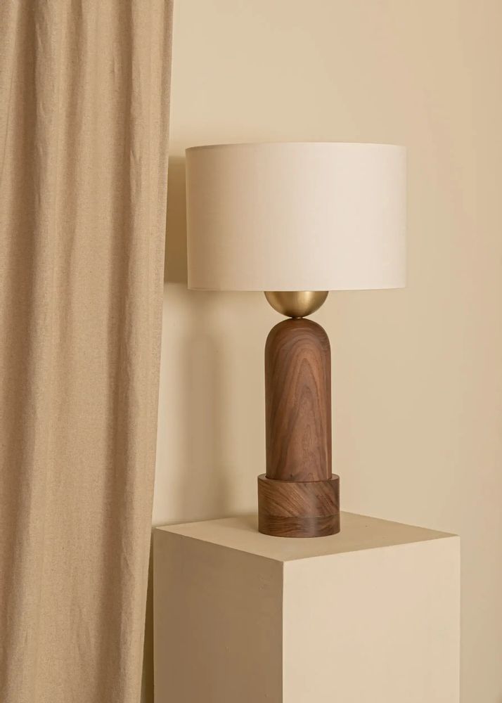 Lampes à poser - Peona Kelo (Bois de Noyer) - SIMONE & MARCEL