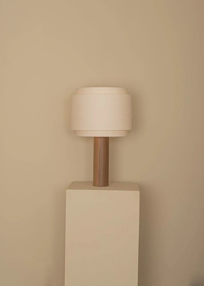 Lampes à poser - Pipo Duoble (Bois de Noyer) - SIMONE & MARCEL