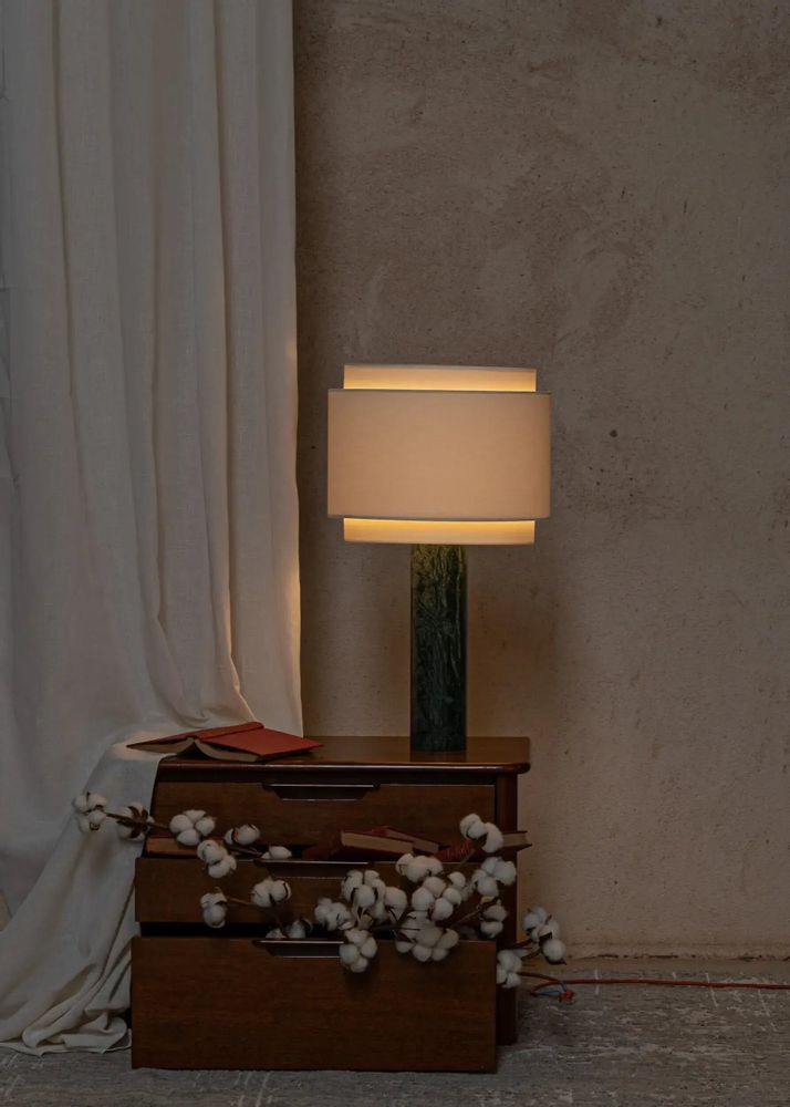 Table lamps - Pipo Duoble (Green Marble) - SIMONE & MARCEL