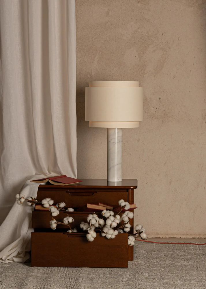 Lampes à poser - Pipo Duoble (marbre blanc) - SIMONE & MARCEL