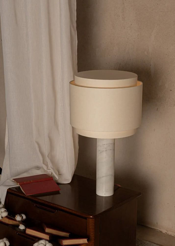 Lampes à poser - Pipo Duoble (marbre blanc) - SIMONE & MARCEL