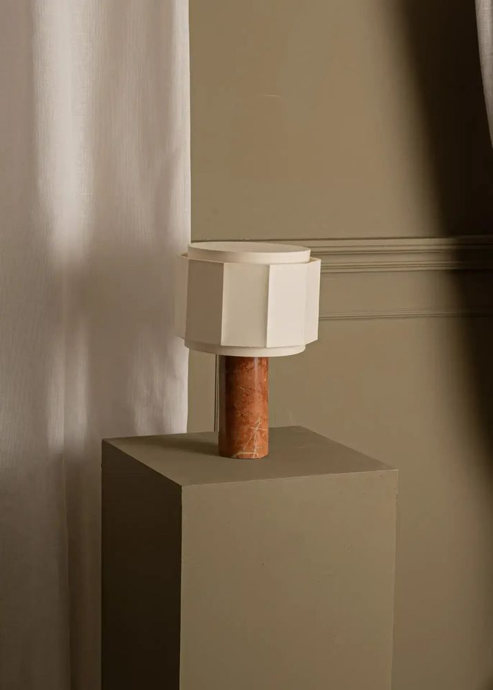 Table lamps - Pipito Okla (Red Marble) - SIMONE & MARCEL