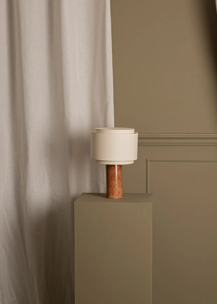 Table lamps - Pipito Duoble (Red Marble) - SIMONE & MARCEL