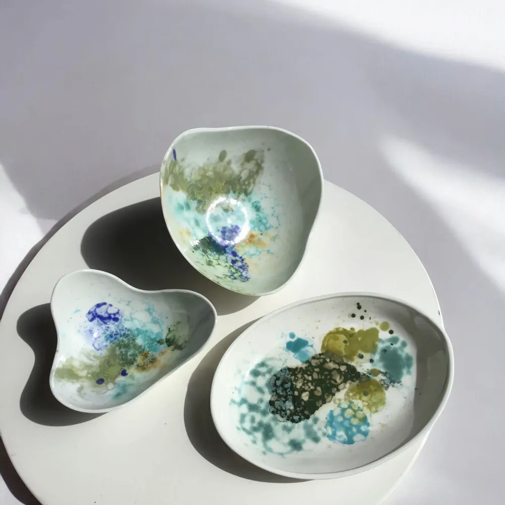 Everyday plates - Porcelain - CECILE GASC PORCELAINE