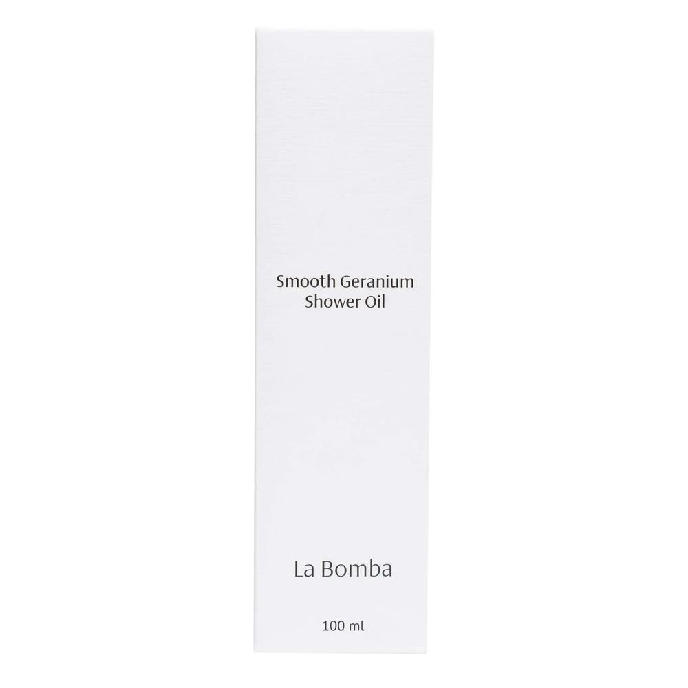 Cosmétiques - Shower Oil Smooth Geranium - LA BOMBA