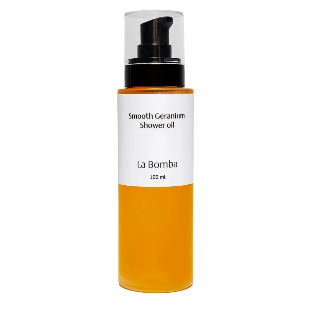 Cosmétiques - Shower Oil Smooth Geranium - LA BOMBA