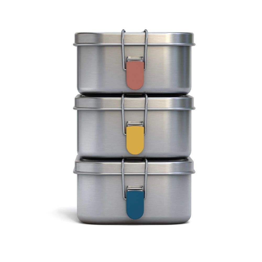 Boîtes de conservation - Lunch Box en inox - Terracotta - EKOBO
