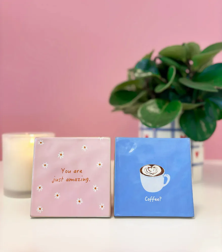 Coffee and tea - Decorative tile coffee - AND NOOK