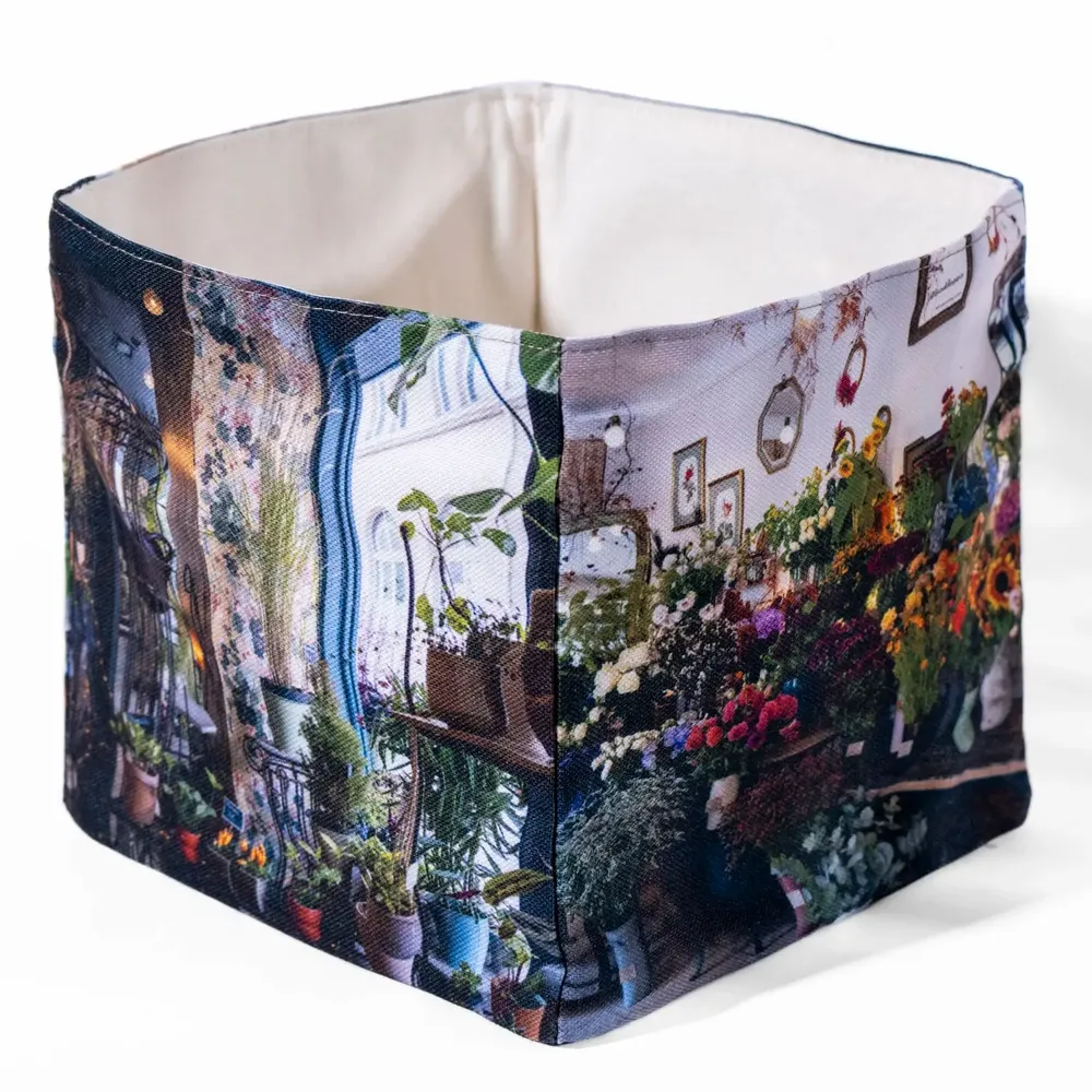 Pots de fleurs - Boite de rangement "Brindille" Fleuriste Paris - MARON BOUILLIE