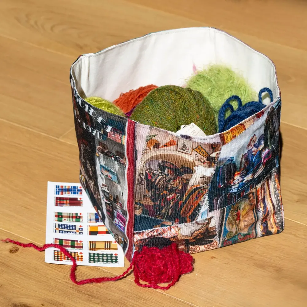 Homewear - Vintage basket Mamie Paris fashion - MARON BOUILLIE