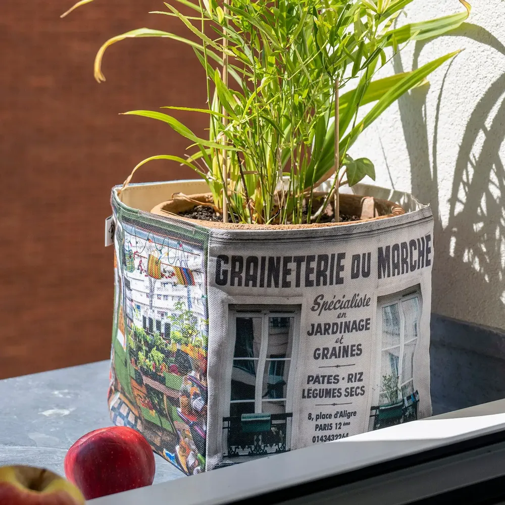 Homewear - Fabric box Paris Graineterie - MARON BOUILLIE