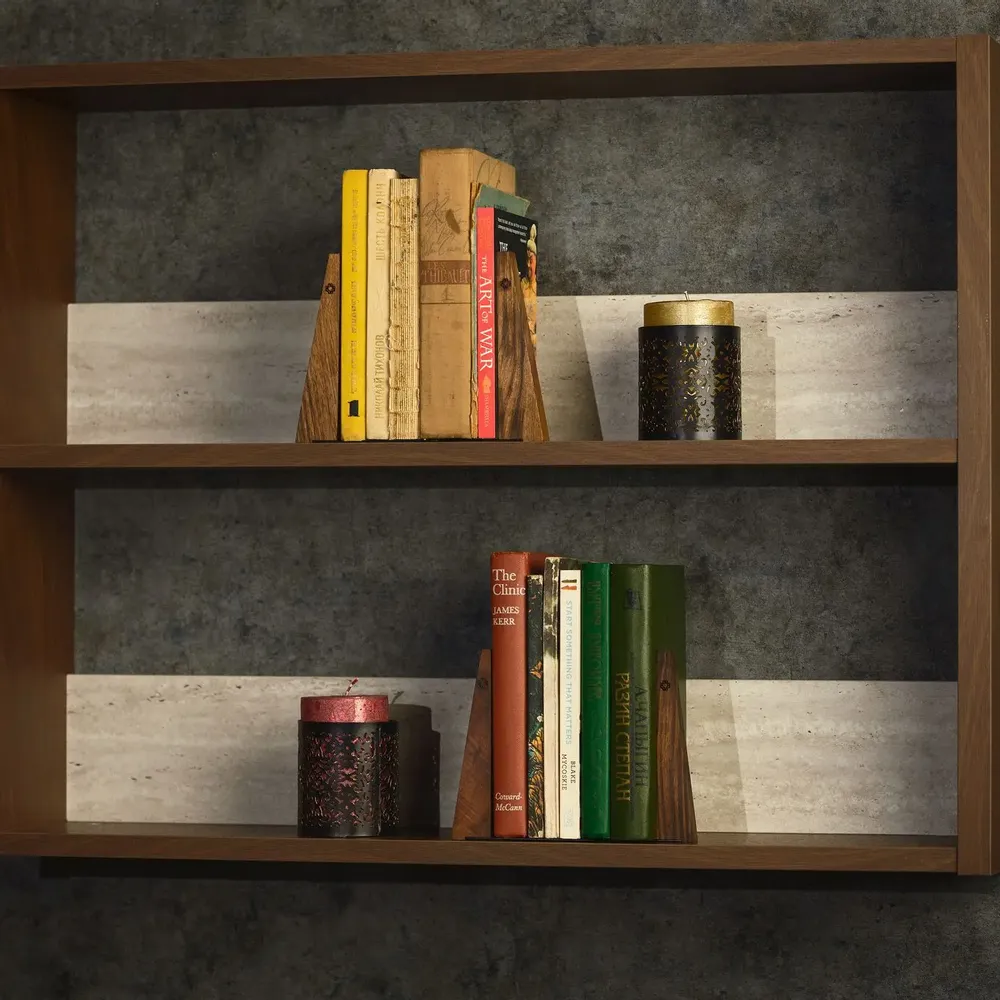 Etagères - Serre-Livres en Bois fait main - TILISMA