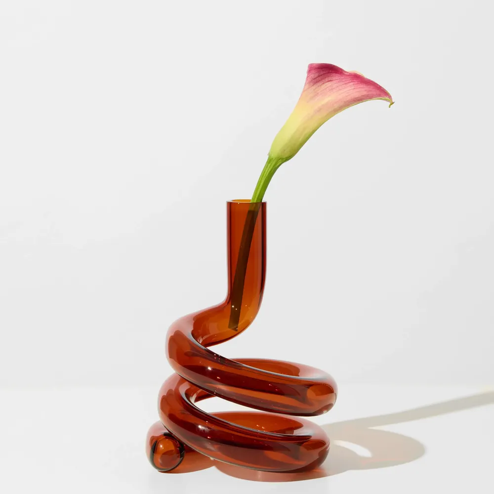 Glass - Cobra Vase/Candle Holder - HOUSE OF NUNU