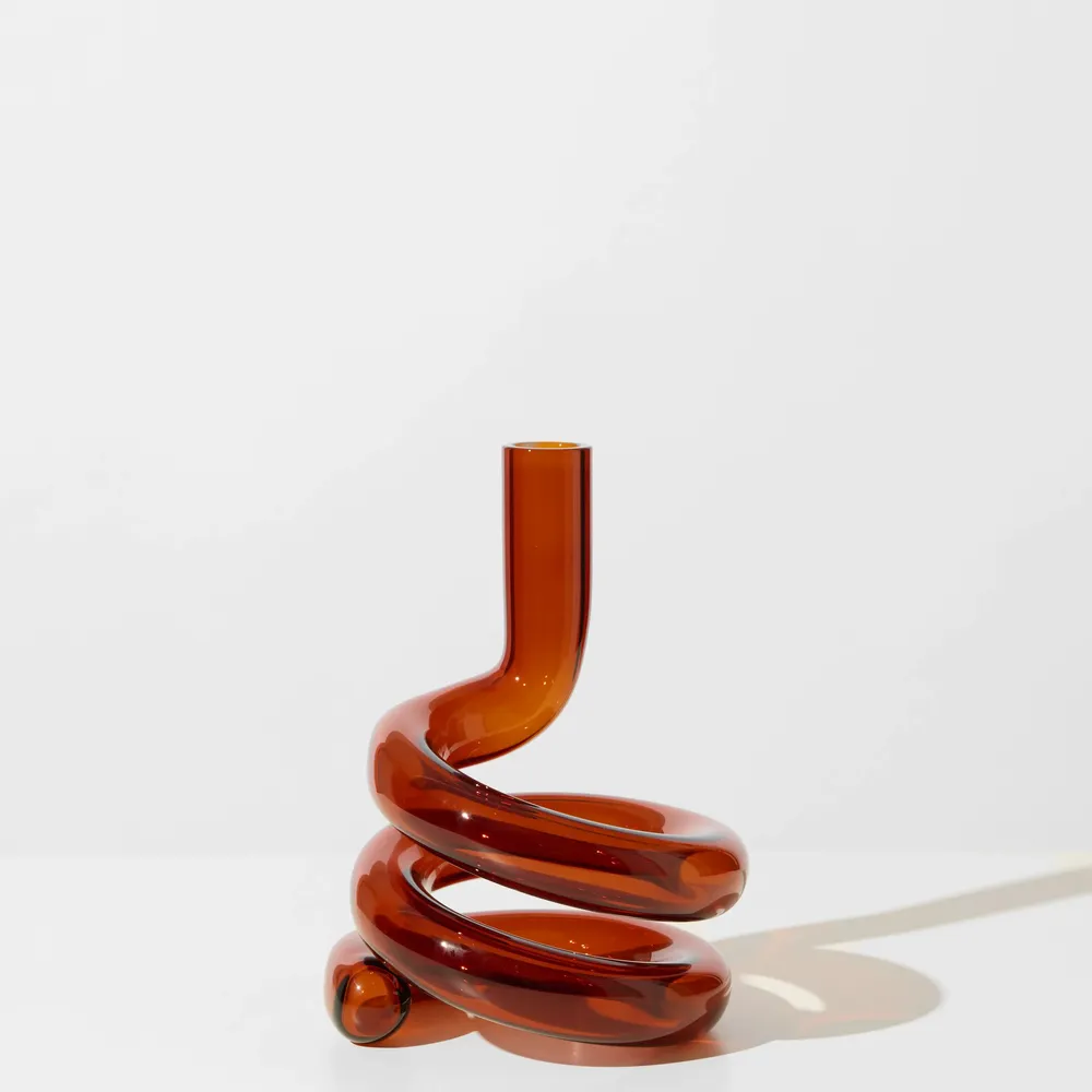 Glass - Cobra Vase/Candle Holder - HOUSE OF NUNU