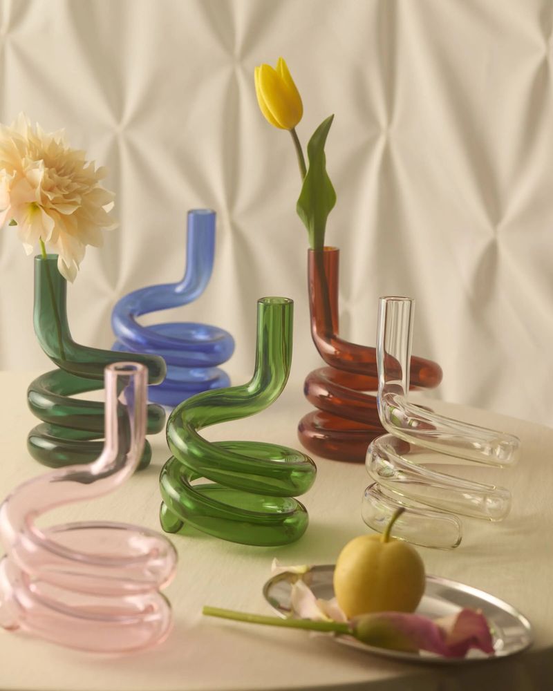 Glass - Cobra Vase/Candle Holder - HOUSE OF NUNU