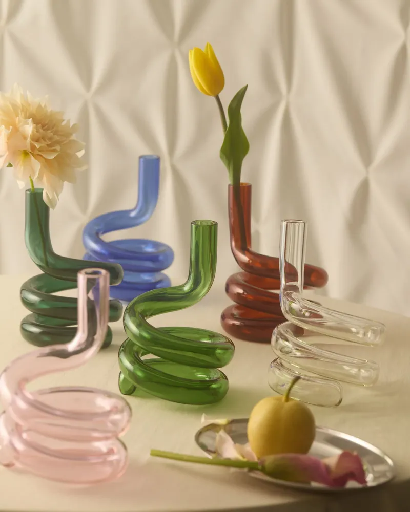 Glass - Cobra Vase/Candle Holder - HOUSE OF NUNU
