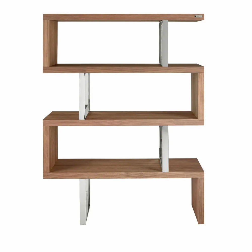 Office furniture and storage - Walnut and steel sheathing - ANGEL CERDÁ