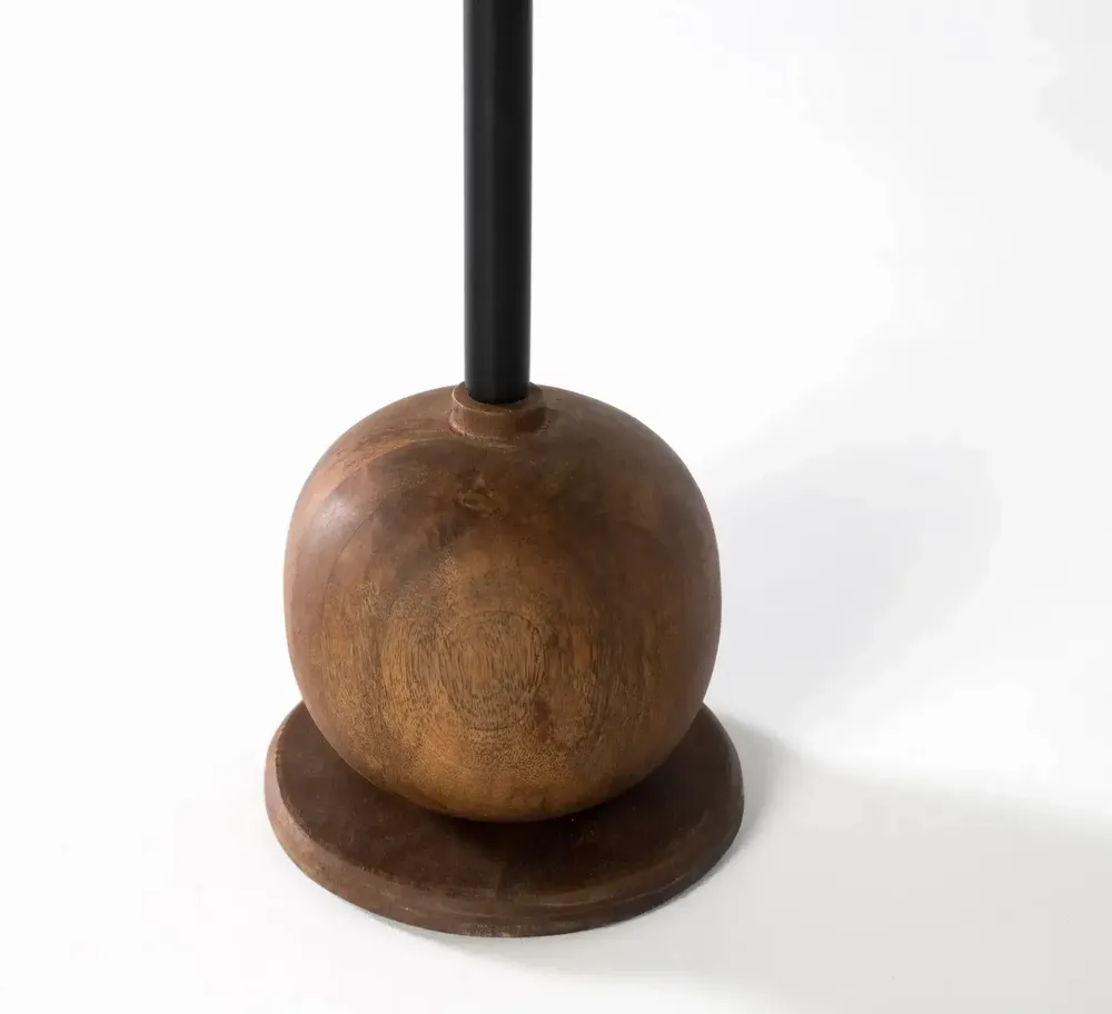 Tables basses - Table d'appoint circulaire en bois de manguier - GINER Y COLOMER