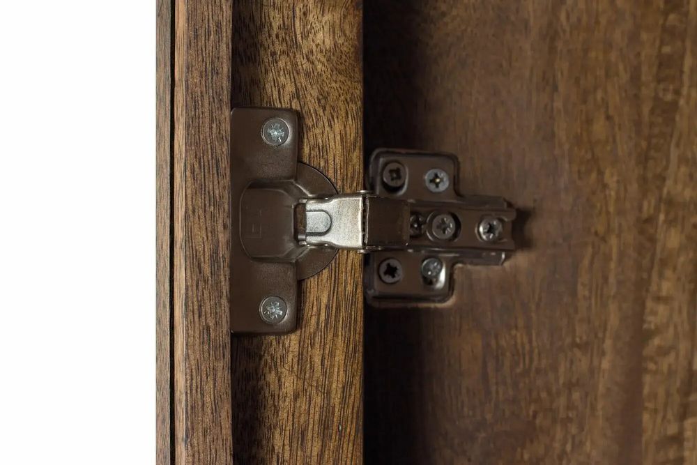 Sideboards - Mango wood and metal display case - GINER Y COLOMER