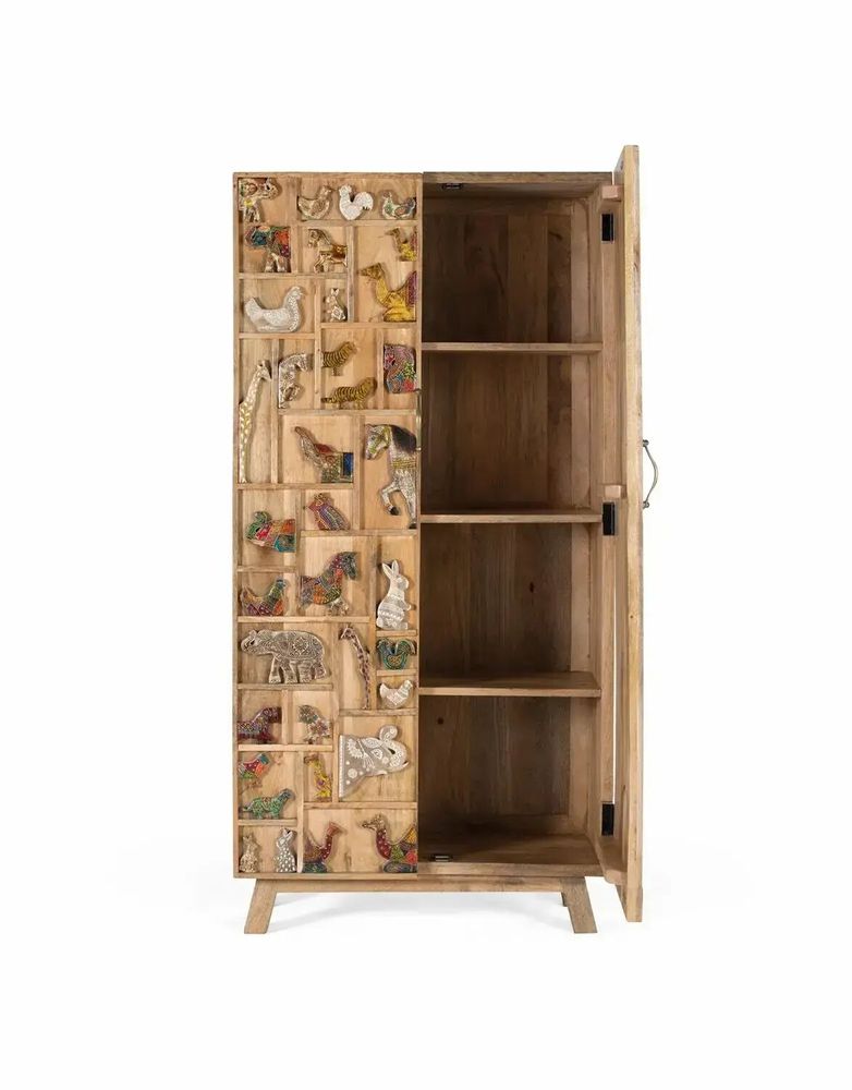 Armoires - Armoire en bois de manguier peint à la main - GINER Y COLOMER