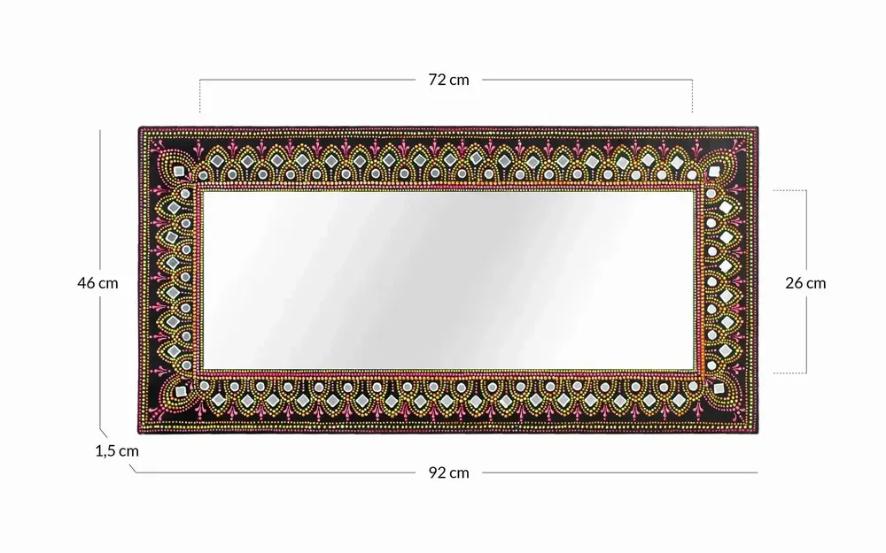 Miroirs - Miroir en MDF avec orientation horizontale et verticale - GINER Y COLOMER