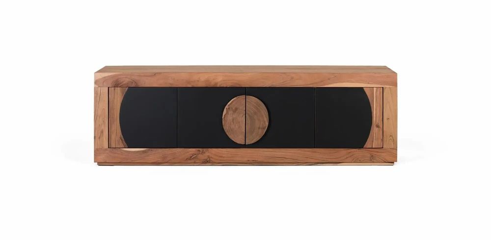 Meubles TV - Meuble TV en bois d'acacia avec 4 portes - GINER Y COLOMER