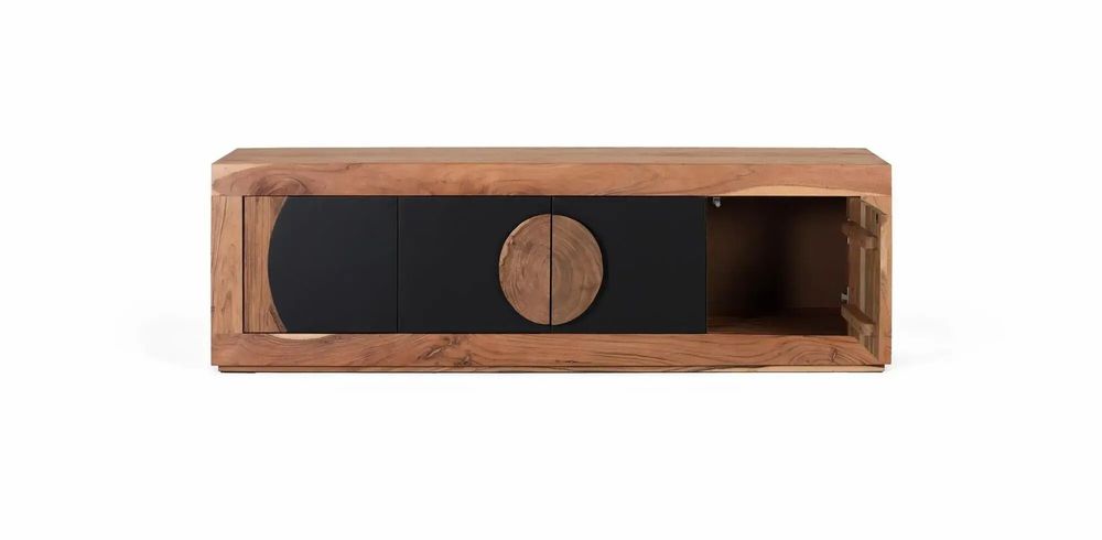 Meubles TV - Meuble TV en bois d'acacia avec 4 portes - GINER Y COLOMER