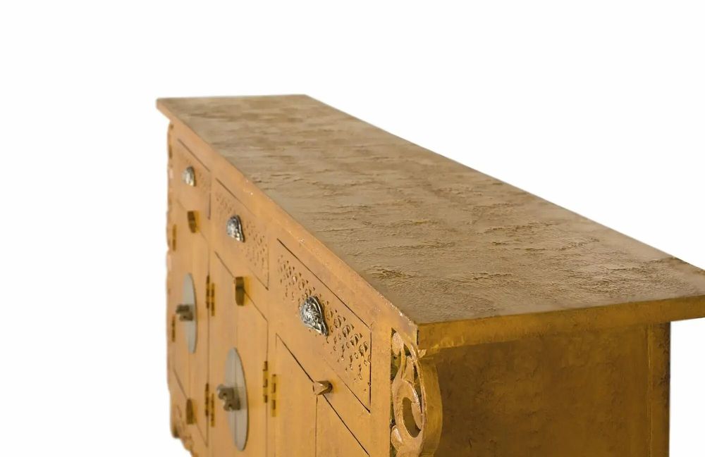 Buffets - Buffet avec 6 portes et 3 tiroirs en bois de manguier - GINER Y COLOMER