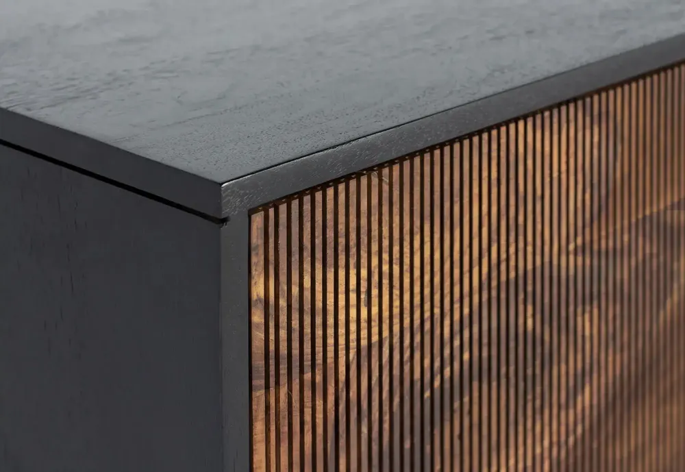 Console table - Rosewood and mango wood console with metal - GINER Y COLOMER