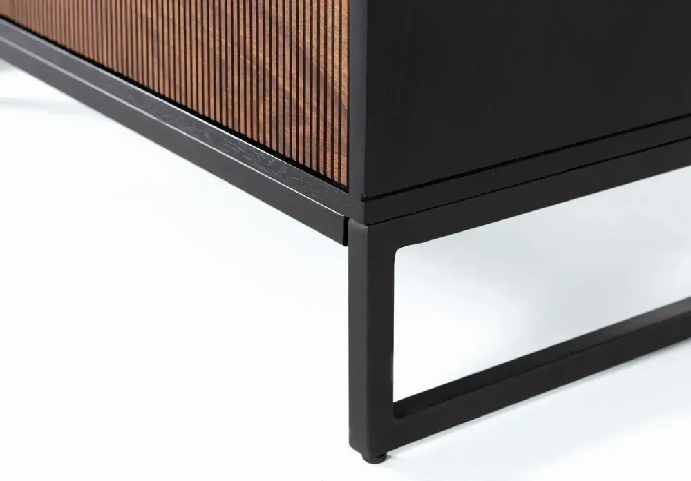 Console table - Rosewood and mango wood console with metal - GINER Y COLOMER
