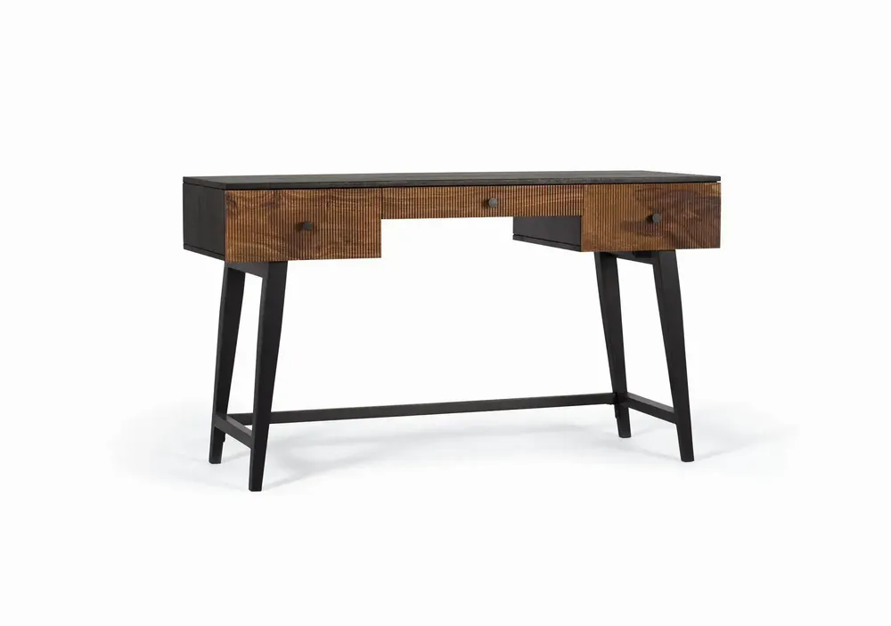 Bureaux - Bureau en bois palissandre et manguier plus métal - GINER Y COLOMER