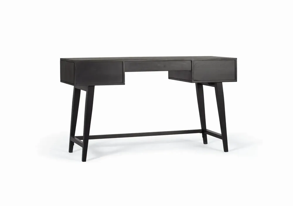 Bureaux - Bureau en bois palissandre et manguier plus métal - GINER Y COLOMER