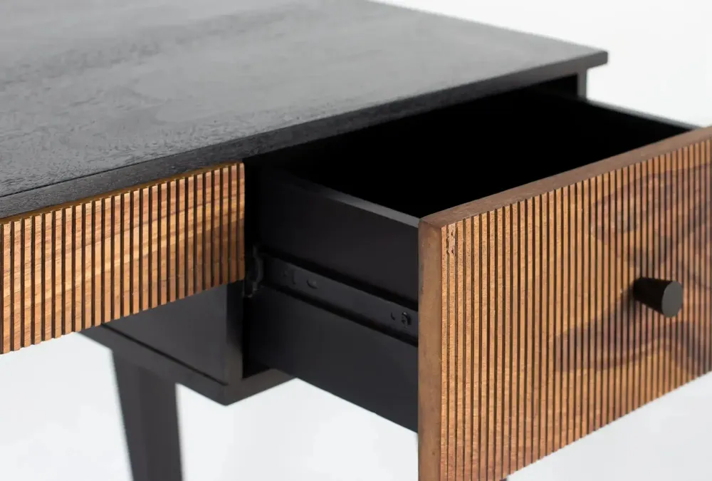 Bureaux - Bureau en bois palissandre et manguier plus métal - GINER Y COLOMER