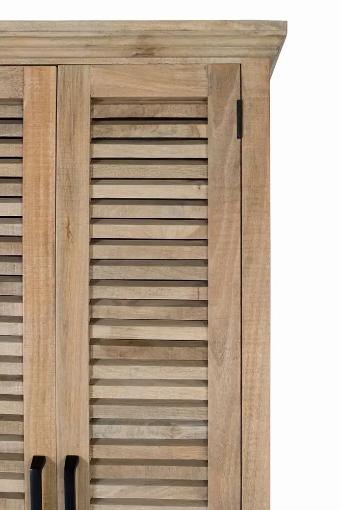 Wardrobe - Natural mango wood cabinet - GINER Y COLOMER