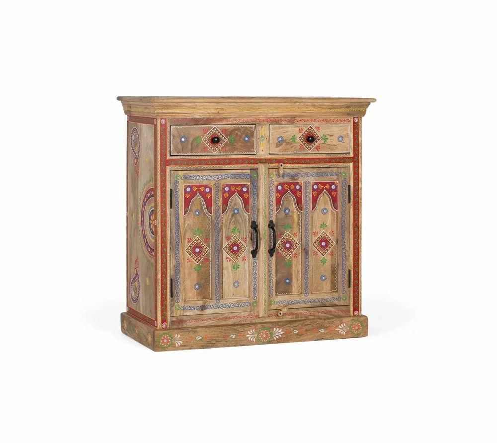 Sideboards - Sideboard with 2 drawers and 2 hand-painted doors - GINER Y COLOMER