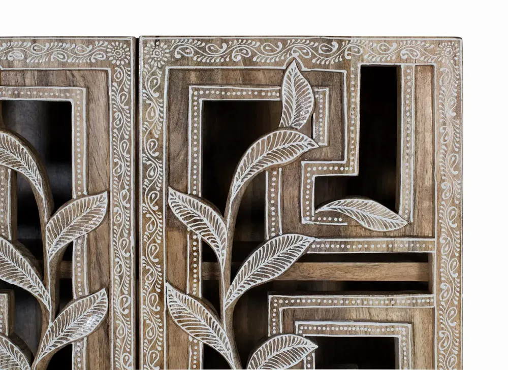 Etagères - Etagère réalisée à la main en bois de manguier 150cm - GINER Y COLOMER