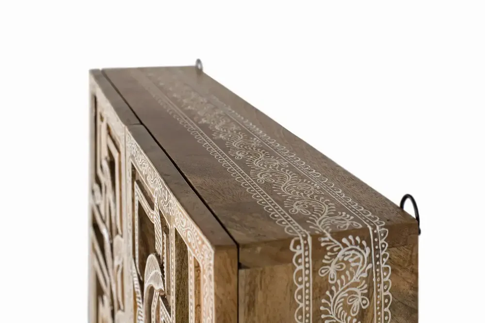 Etagères - Etagère réalisée à la main en bois de manguier 150cm - GINER Y COLOMER