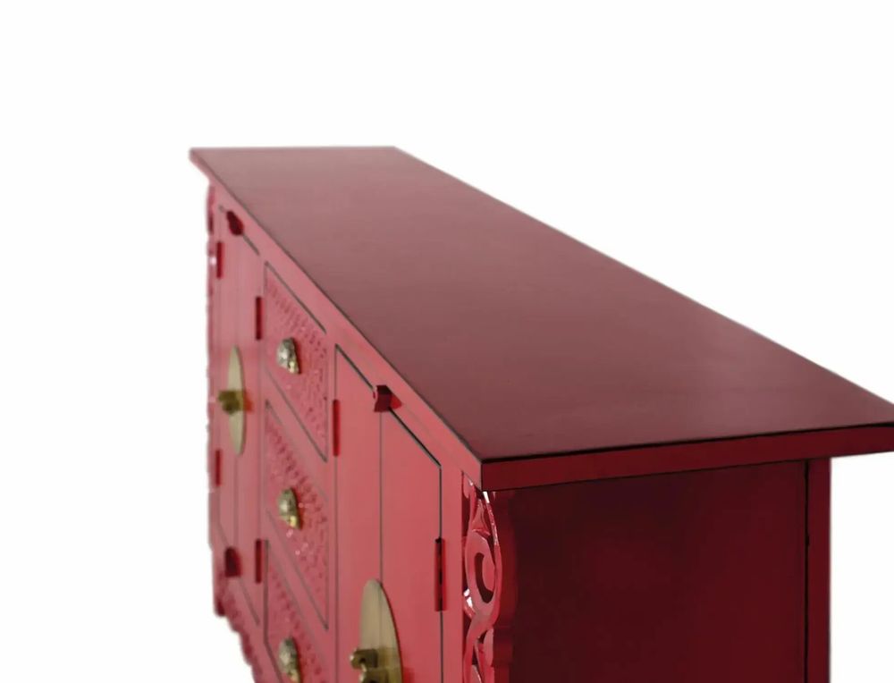 Sideboards - Sideboard with 2 doors and 3 drawers in mango wood - GINER Y COLOMER