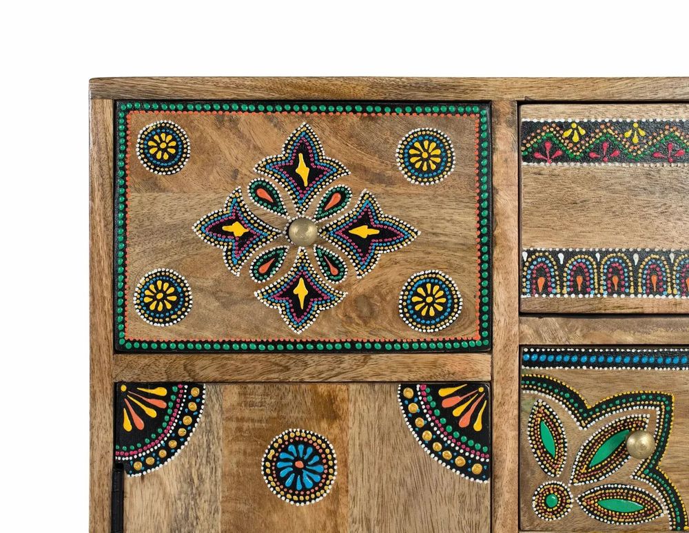 Commodes - Commode réalisée à la main en bois de manguier - GINER Y COLOMER