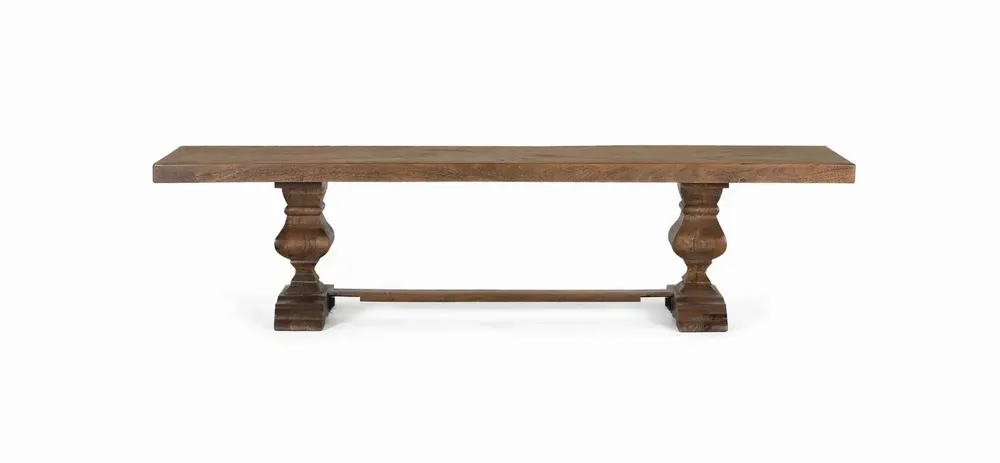 Bancs - Banc fabriqué à la main en bois de manguier 180cm - GINER Y COLOMER