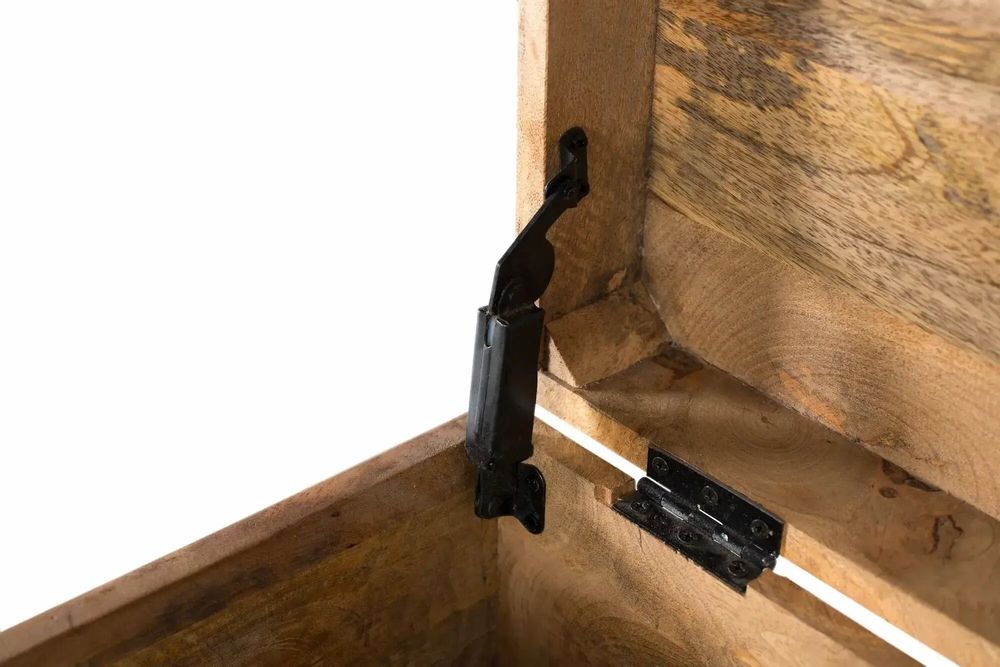 Boîtes de rangement - Coffre en bois manguier peint à la main multicolore - GINER Y COLOMER