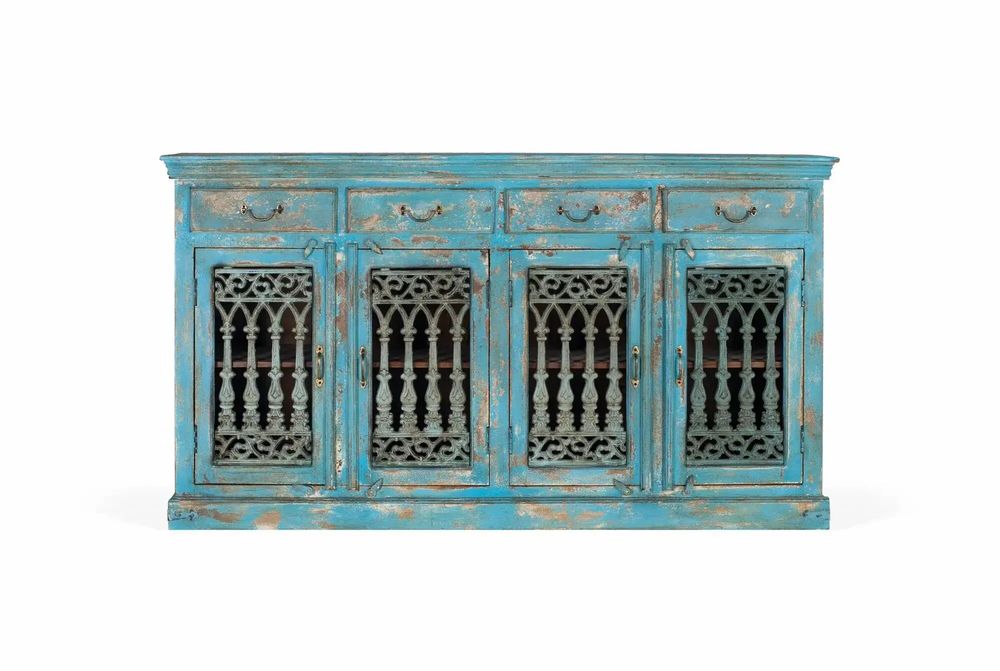 Sideboards - Handmade mango wood sideboard 200 cm - GINER Y COLOMER