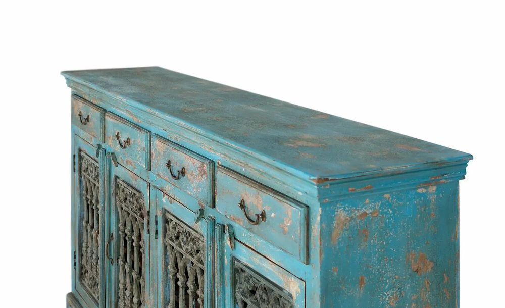 Sideboards - Handmade mango wood sideboard 200 cm - GINER Y COLOMER