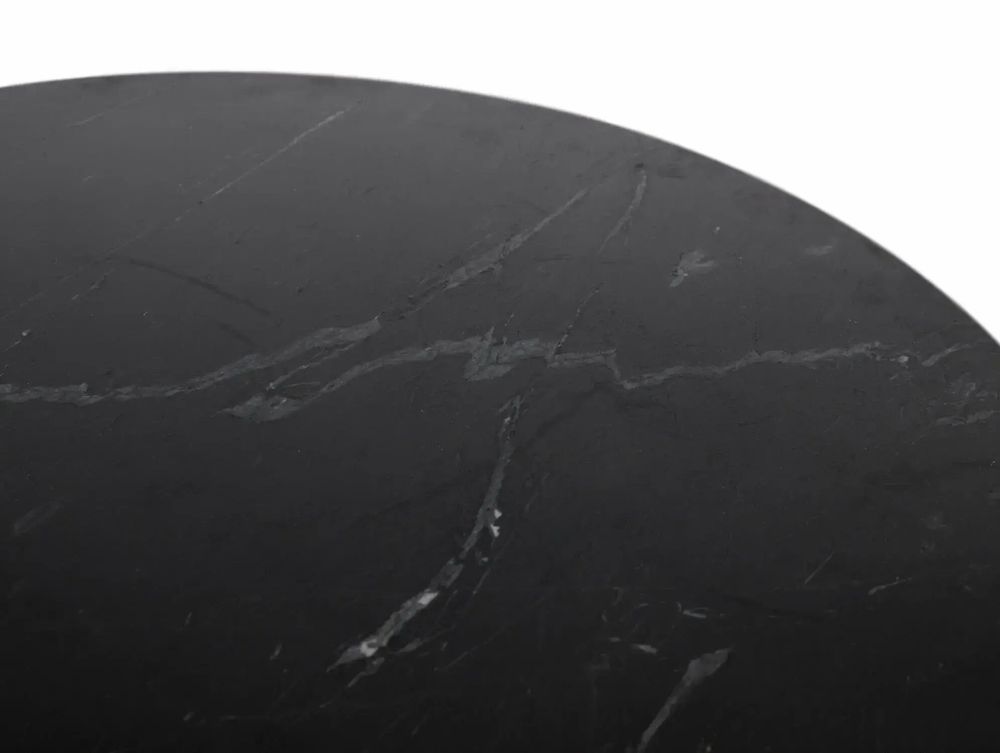 Dining Tables - Round dining table in mango wood and marble diameter 120cm - GINER Y COLOMER
