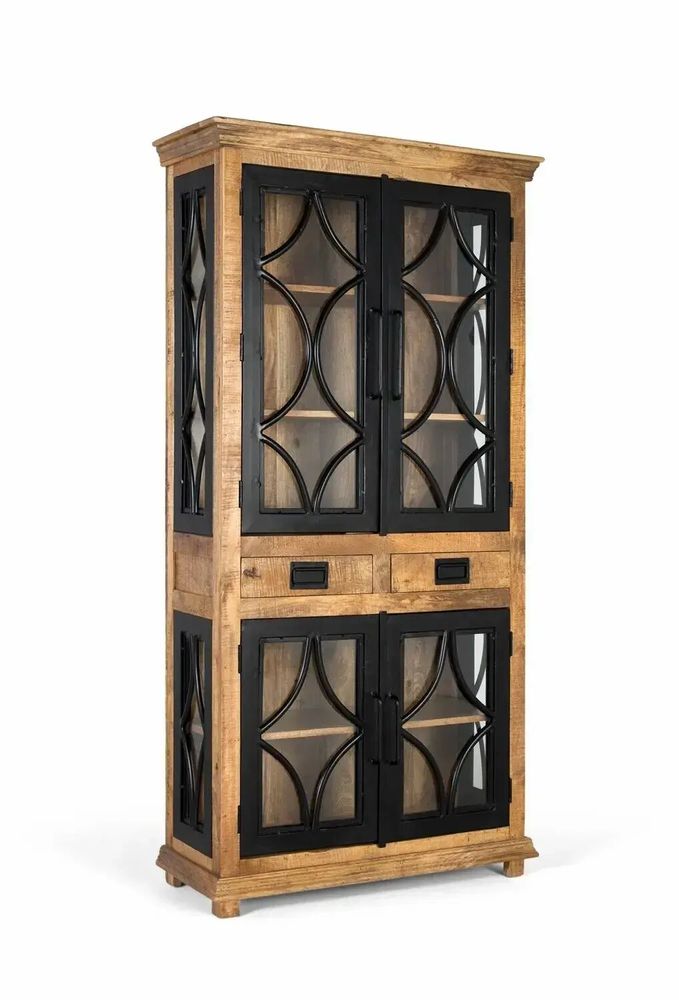 Buffets - Vitrine de style industriel avec 4 portes vitrées - GINER Y COLOMER