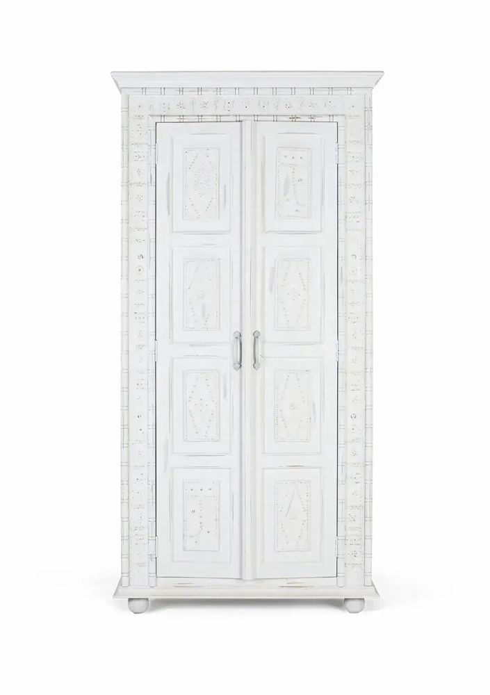 Armoires - Armoire 2 portes fabriquée à la main en bois de manguier - GINER Y COLOMER