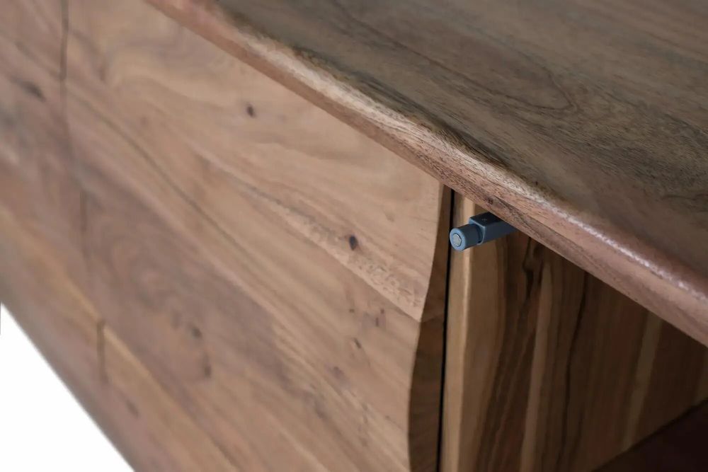 Sideboards - Handcrafted sideboard in acacia wood 140cm - GINER Y COLOMER